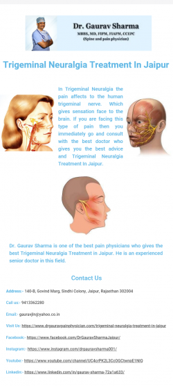 Get Relief From The Pain With The Best Trigeminal Neuralgia Treatment In Jaipur