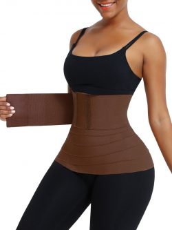 Wholesale Black Latex Tummy Wrap Compression Band Higher Power – Waist Dear