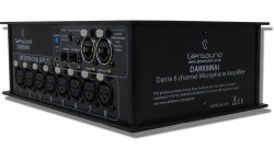 DARK8MAI – 8 Channel Mic Amp to Dante Stagebox