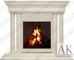 Grand Tuscan Cast Stone Mantel