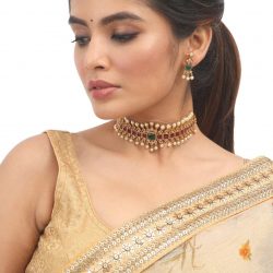 Buy Lovely Choker Jewellery Set