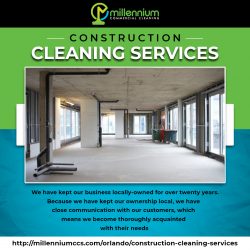 Professional Construction Cleaning Services – Millennium Commercial Cleaning.