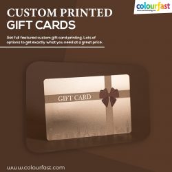 Custom Printed Gift Cards