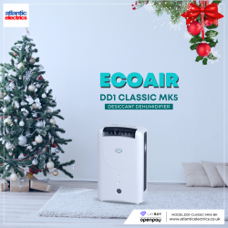 EcoAir DD1 Classic MK5 Desiccant Dehumidifier for Home