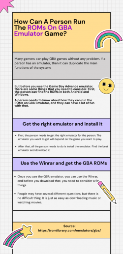 Run The ROMs On GBA Emulator Game