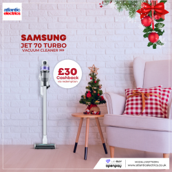 Get £30 Cashback on Samsung Jet 70 Turbo Vacuum Cleaner