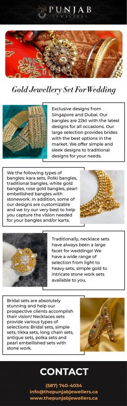 Shop the Best Gold Jewellery Set for Wedding | The Punjab Jewellers