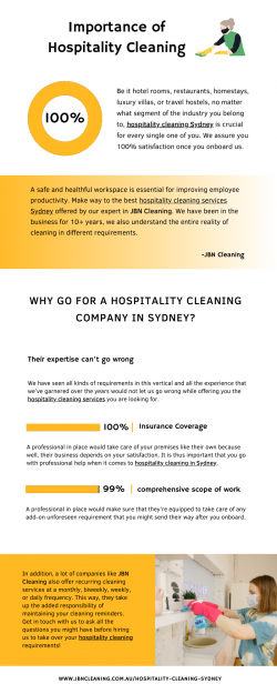 Importance Of Hospitality Cleaning