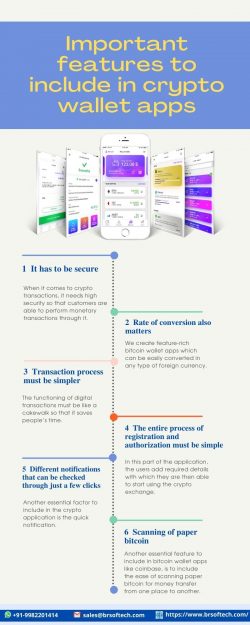 Important features to include in crypto wallet apps