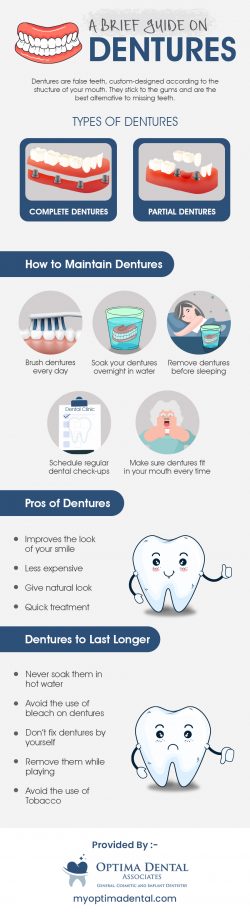 Replace your Missing Teeth with Dentures From Optima Dental Associates