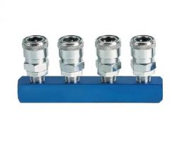 4PCS Manifold With Japan Type Quick Coupler