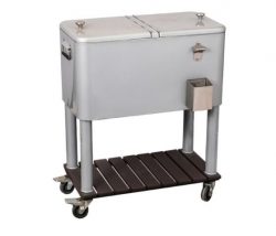 Wholesale Customization 80QT Golf Cart Push Cooler Cart