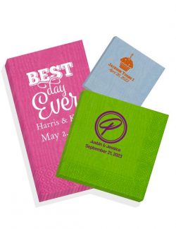 Memorable Personalized Wedding Napkins Online