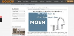 Who Owns Moen