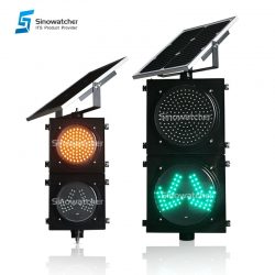 200mm/300mm Solar Flashing Yellow Full Ball & Diverging G Arrow Light