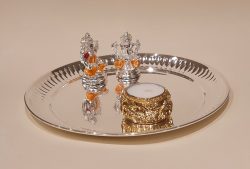 Silver Pooja Thali At Best Price In United Kingdom