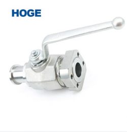 BKH-SAE210-13D/S BKH-SAE210-20D/S Long Handle Hydraulic Priority Valve Sanitary Flanged Ball Valve