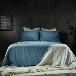 Shop Belgian Linen Duvet Cover