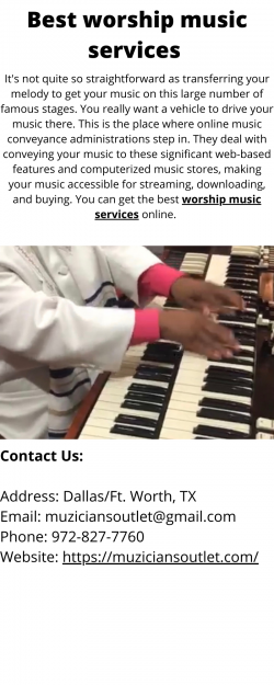Best worship music services