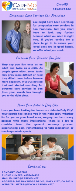 Companion Care Services San Francisco