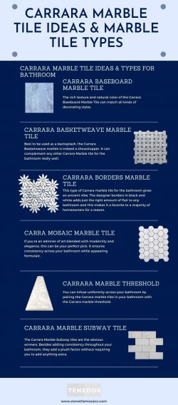 CARRARA MARBLE TILE IDEAS & MARBLE TILE TYPES