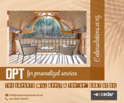 Discuss options for Oiling cedar stain Auckland and we can help you achieve desired look