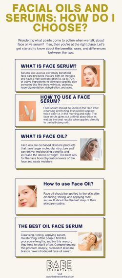 FACIAL OILS AND SERUMS: HOW DO I CHOOSE?