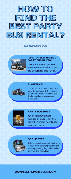 How to find the Best Party Bus Rental?