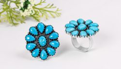 Buy Wholesale Real Turquoise Ring at Rananjay Exports