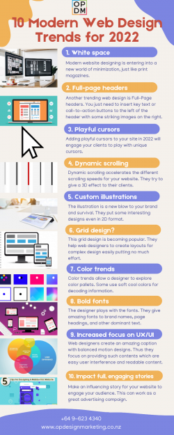 10 Modern Web Design Trends for 2022