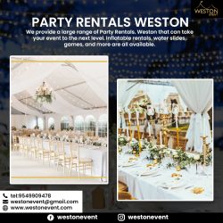 Party Rentals Weston