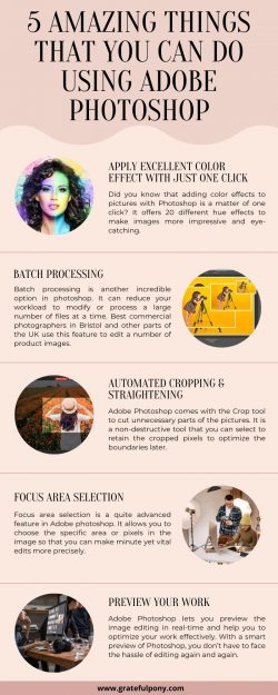 5 Amazing Things that you can do Using Adobe Photoshop