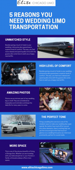 5 Reasons You Need Wedding Limo Transportation