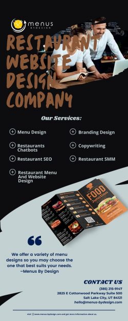 Custom Catering Menu Design For Your Business