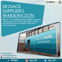 Signage Suppliers Warrington