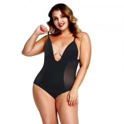 Wholesale Plunge Low-Back Thong Shapewear Bodysuit Compression