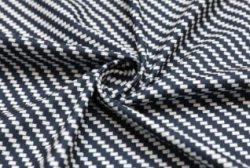 Striped Printed Honeycomb Fabric