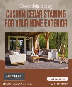 For Cedar oiling Auckland get in touch with us to discuss your options