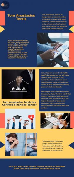 Contact with Tom Anastasios Terzis for Best Financial Services