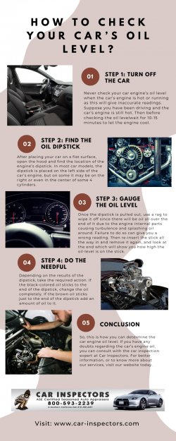 How To Check Your Car’s Oil Level?