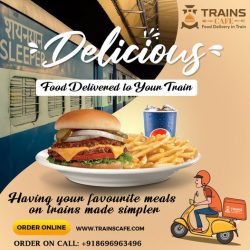 food delivery in train