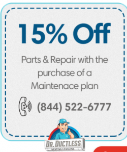 15% Off parts & Repair With The Purchase Of A Maintenance Plan