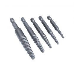 5pc Screw Extractor Set Quick Release