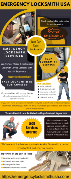 Benefit of hiring Emergency Locksmith in USA