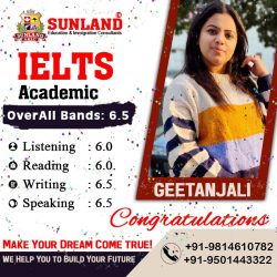 Congratulations ? Geetanjali ? on your excellent Success and Good Luck