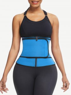 Wholesale Favorite Blue Big Size Neoprene Shaper Front Zipper