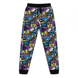 Mens Batman Villains Cuffed Lounge Pants Pyjama