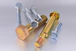 Hex head zinc bolts