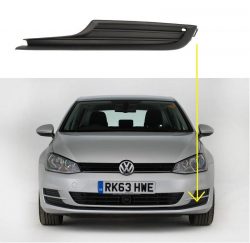 VW GOLF MK7 2012 – 2016 FRONT BUMPER LOWER GRILLE LEFT 5G08536659B9