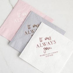 Wedding Personalized Napkins